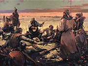 Автор-художник Нурбек Жардемов (bekus), название картины: "Ереуіл атқа ер салмай... ", размер картины: 120х160 см, холст/масло, дата: 2023 г.
