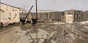 Автор-художник Нурбек Жардемов (bekus), название картины: "Сәуір", размер картины: 60х120 см, холст/масло, дата: 2026 г. 